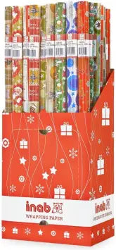 CONFEZIONE DA 10 ROTOLI CARTA CLASSIC NOEL