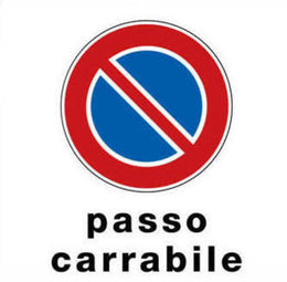 CARTELLO PASSO CARRABILE