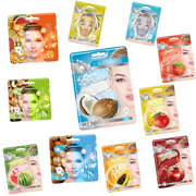 CONFEZIONE ASSORTITA 12 MASCHERE VISO