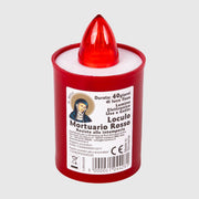 LUMINO PER LOCULO MORTUARIO ROSSO 40 GIORNI