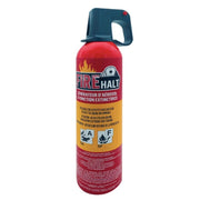 SET Estintore portatile 750ml Fire Halt professionale certificato A-F Casa Camping + Kit pronto soccorso 18 pz