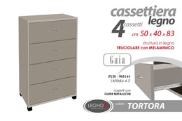 PUR/4 CASSETTI TORT 50*40*83 18PDRA-4-T