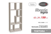 PUR/LIBRERIA TORTORA 63*24*150 171-T