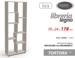 PUR/LIBRERIA TORTORA 70*24*178 171B-T