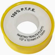 NASTRO TEFLON GAS GIALLO MM 12 X 12 M