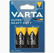 VARTA BATTERIA C R14 MEZZA TORCIA ZINCO CARBONE 2PZ