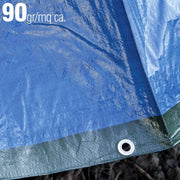 Telo Occhiellato Blu/Verde