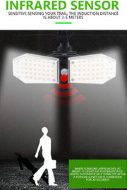 Lampada Da Parete Con Pannelli Solari